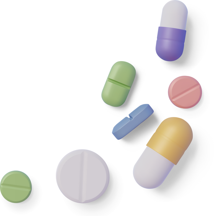 Pharmacy drug health tablet pharmaceutical, Realistic pills.